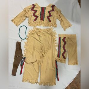 Kids Native American Indian Outfit Costume. Size Small
